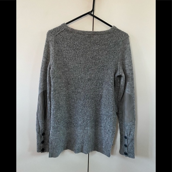 Rag & Bone Bea Alpaca Suede Elbow Patch Sweater - Picture 3 of 10